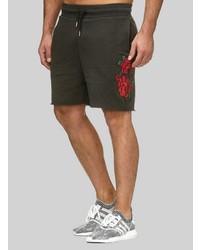 dunkelbraune Sportshorts von Redbridge