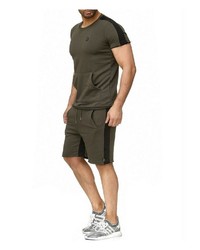 dunkelbraune Sportshorts von Redbridge