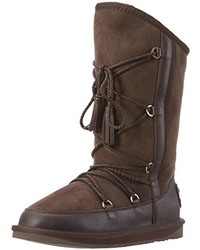 dunkelbraune Stiefel von Australia Luxe Collective