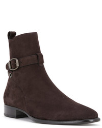 dunkelbraune Stiefel von Jimmy Choo