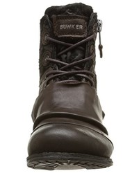 dunkelbraune Stiefel von Bunker