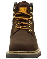 dunkelbraune Stiefel von Caterpillar