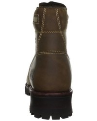 dunkelbraune Stiefel von Caterpillar