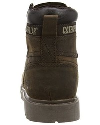 dunkelbraune Stiefel von Caterpillar