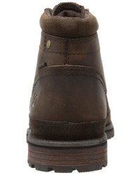 dunkelbraune Stiefel von Caterpillar