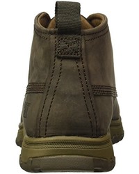 dunkelbraune Stiefel von Caterpillar