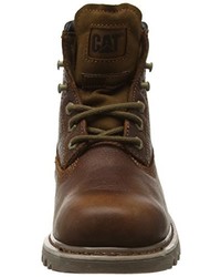 dunkelbraune Stiefel von Caterpillar