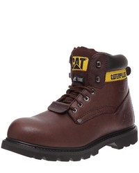 dunkelbraune Stiefel von Caterpillar