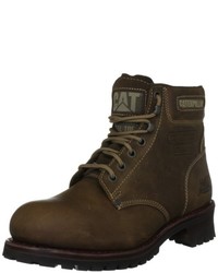 dunkelbraune Stiefel von Caterpillar