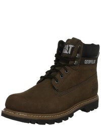 dunkelbraune Stiefel von Caterpillar