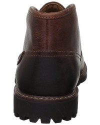 dunkelbraune Stiefel von Clarks