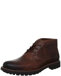 dunkelbraune Stiefel von Clarks