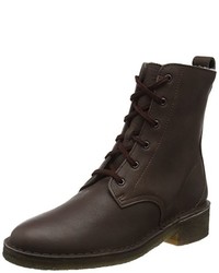 dunkelbraune Stiefel von Clarks Originals