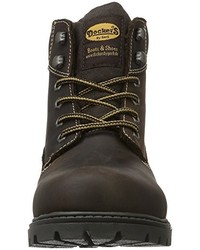 dunkelbraune Stiefel von Dockers by Gerli