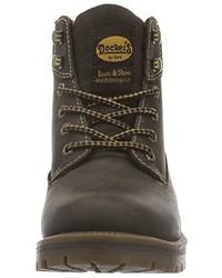 dunkelbraune Stiefel von Dockers by Gerli