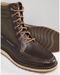 dunkelbraune Stiefel von Sperry