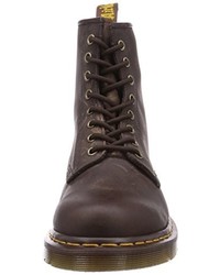 dunkelbraune Stiefel von Dr. Martens