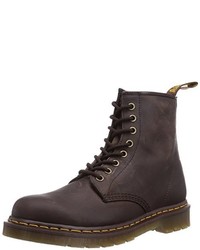 dunkelbraune Stiefel von Dr. Martens