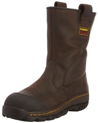 dunkelbraune Stiefel von Dr. Martens