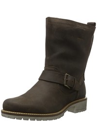 dunkelbraune Stiefel von Ecco