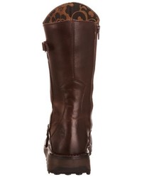 dunkelbraune Stiefel von Fly London