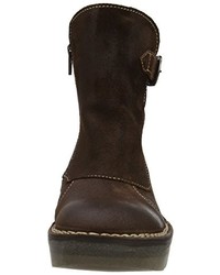 dunkelbraune Stiefel von Fly London