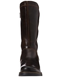 dunkelbraune Stiefel von Fly London