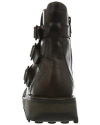 dunkelbraune Stiefel von Fly London