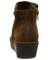 dunkelbraune Stiefel von Fly London