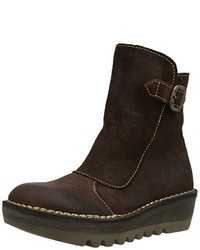 dunkelbraune Stiefel von Fly London