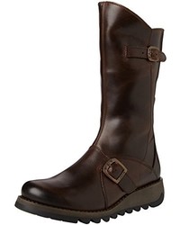 dunkelbraune Stiefel von Fly London