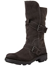 dunkelbraune Stiefel von Fly London