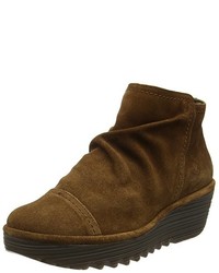 dunkelbraune Stiefel von Fly London