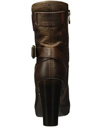 dunkelbraune Stiefel von Hilfiger Denim