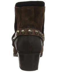 dunkelbraune Stiefel von Hudson