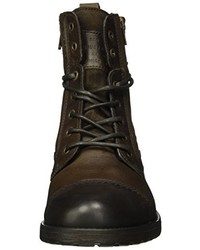 dunkelbraune Stiefel von Mustang