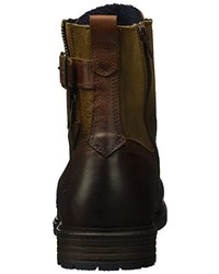 dunkelbraune Stiefel von Mustang