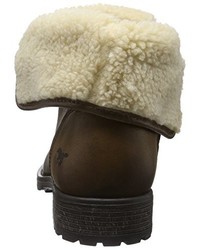 dunkelbraune Stiefel von Mustang