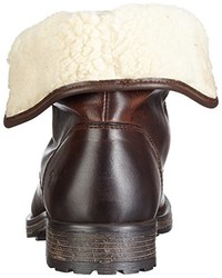 dunkelbraune Stiefel von Mustang