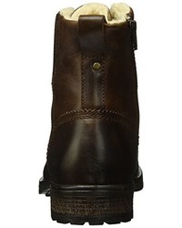 dunkelbraune Stiefel von Mustang