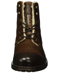 dunkelbraune Stiefel von Mustang