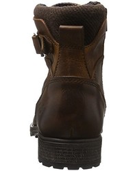 dunkelbraune Stiefel von Mustang