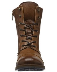 dunkelbraune Stiefel von Mustang