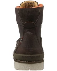 dunkelbraune Stiefel von Napapijri