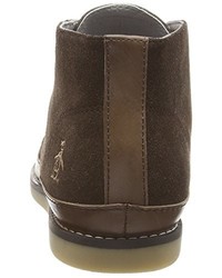 dunkelbraune Stiefel von Original Penguins