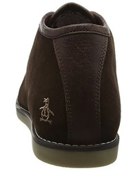 dunkelbraune Stiefel von Original Penguins