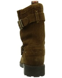 dunkelbraune Stiefel von Pepe Jeans