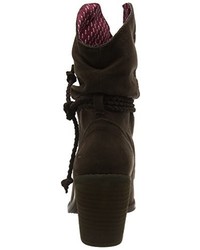 dunkelbraune Stiefel von Rocket Dog