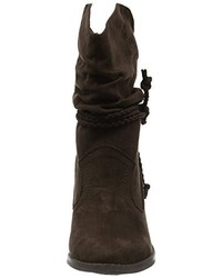 dunkelbraune Stiefel von Rocket Dog