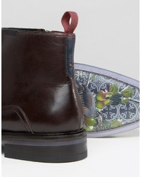 dunkelbraune Stiefel von Ted Baker